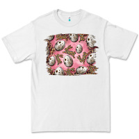 White Easter Quail Eggs And Leopard Bunny Premium Tee - RanaPortraitStore