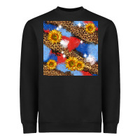 Black western 4th of july seamless pattern Heavyweight Sweatshirt - BundleAndBundleShop