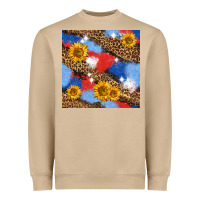 Mushroom western 4th of july seamless pattern Heavyweight Sweatshirt - BundleAndBundleShop