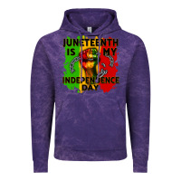 Cloud Purple juneteenth is my independence day cowgirl Vintage Hoodie - CowGirlArtShop