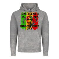 Cloud Rock juneteenth is my independence day cowgirl Vintage Hoodie - CowGirlArtShop