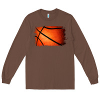 Chestnut basketball brushstroke Long Sleeve Tee - Jasminsmagicworld