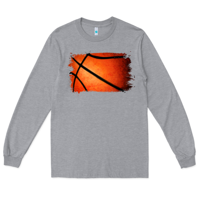 Basketball Brushstroke Long Sleeve Tee by Jasminsmagicworld | Teevron
