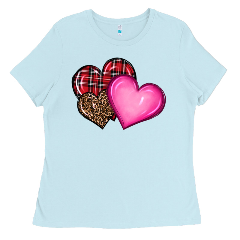 Valentine's Day Hearts Ladies Tee by RanaPortraitStore | Teevron