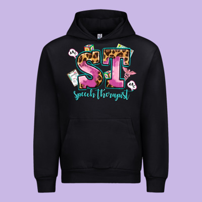Speech Therapist Urban Hoodie Designed By Adodesignshop