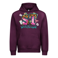 Mauve Wine speech therapist Urban Hoodie - AdoDesignShop