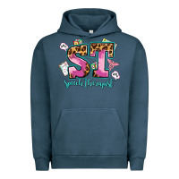 Pigment Midnight Navy speech therapist Urban Hoodie - AdoDesignShop