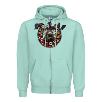 Seafoam halloween donkey Zipper Hoodie - SublimationCraftShop