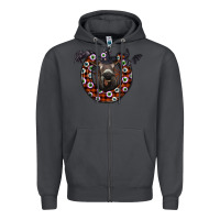 Smoke halloween donkey Zipper Hoodie - SublimationCraftShop