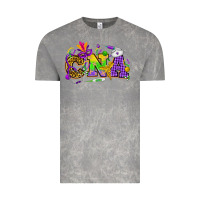 Cloud Rock Mardi Gras CNA Nurse Vintage Tee - HowdyJamesFarm