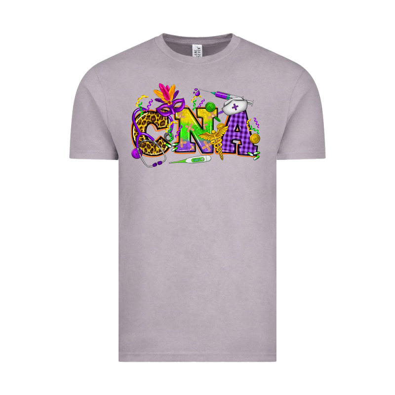 Mardi Gras Cna Nurse Vintage Tee by HowdyJamesFarm | Teevron