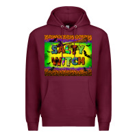 Burgundy salty witch tumbler Premium Hoodie - BundleAndBundleShop