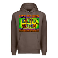 Coffee salty witch tumbler Premium Hoodie - BundleAndBundleShop