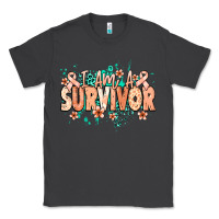 Smoke I am a survivor peach ribbon Classic Tee - NancyCooperArtShop