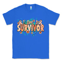 True Royal I am a survivor peach ribbon Classic Tee - NancyCooperArtShop