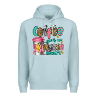 Blue Mist coffee gives me nurse powers Premium Hoodie - Jasminsmagicworld