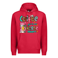 Cardinal coffee gives me nurse powers Premium Hoodie - Jasminsmagicworld