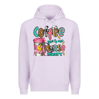 Lilac coffee gives me nurse powers Premium Hoodie - Jasminsmagicworld