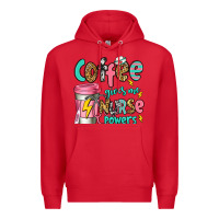 Red coffee gives me nurse powers Premium Hoodie - Jasminsmagicworld
