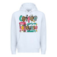 White coffee gives me nurse powers Premium Hoodie - Jasminsmagicworld