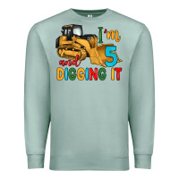 Seafoam i'm 5 and digging it Premium Sweatshirt - Artiststas