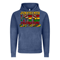 Vintage Denim juneteenth celebrating black freedom Vintage Hoodie - CowGirlArtShop