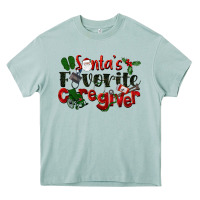 Arona Santa's Favorite Caregiver Christmas Heavy Core Tee - LillyAllenDesigns