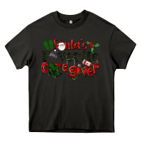 Asphalt Santa's Favorite Caregiver Christmas Heavy Core Tee - LillyAllenDesigns