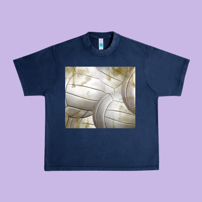 Distressed Volleyball Pattern Urban Heavy Tee Designed By Tumblerdesignbyshophia