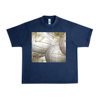 Navy distressed volleyball pattern Urban Heavy Tee - TumblerDesignByShophia