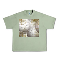 Oil Green distressed volleyball pattern Urban Heavy Tee - TumblerDesignByShophia