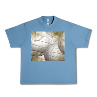 Pebble Blue distressed volleyball pattern Urban Heavy Tee - TumblerDesignByShophia
