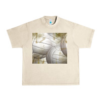 Sandshell distressed volleyball pattern Urban Heavy Tee - TumblerDesignByShophia