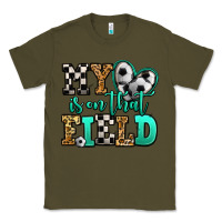 Army Green my heart is on that field soccer Classic Tee - Jasminsmagicworld