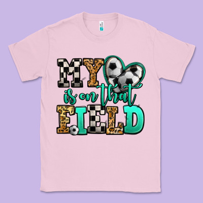 My Heart Is On That Field Soccer Classic Tee Designed By Jasminsmagicworld