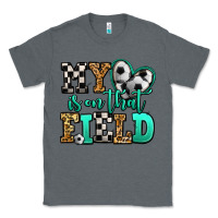 Charcoal Heather my heart is on that field soccer Classic Tee - Jasminsmagicworld