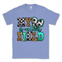 Colony Blue my heart is on that field soccer Classic Tee - Jasminsmagicworld