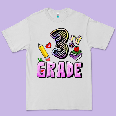 Third Grade Premium Tee Designed By Ranaportraitstore
