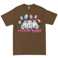 Cacao Easter Vibes with Bunny and Eggs Premium Tee - RanaPortraitStore