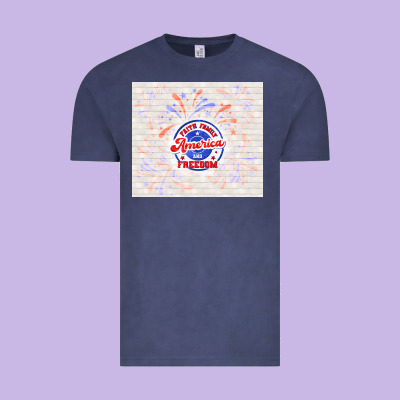 America And Freedom Vintage Tee Designed By Tumblerdesignbyshophia