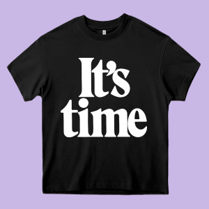 Its Time Heavy Core Tee Designed By Minhpixels