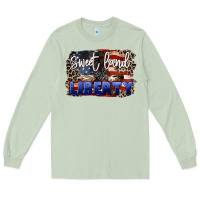Matcha Sweet land of liberty 4th of july Long Sleeve Tee - CowGirlArtShop