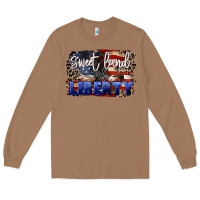 Toasted Coconut Sweet land of liberty 4th of july Long Sleeve Tee - CowGirlArtShop