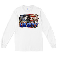 White Sweet land of liberty 4th of july Long Sleeve Tee - CowGirlArtShop