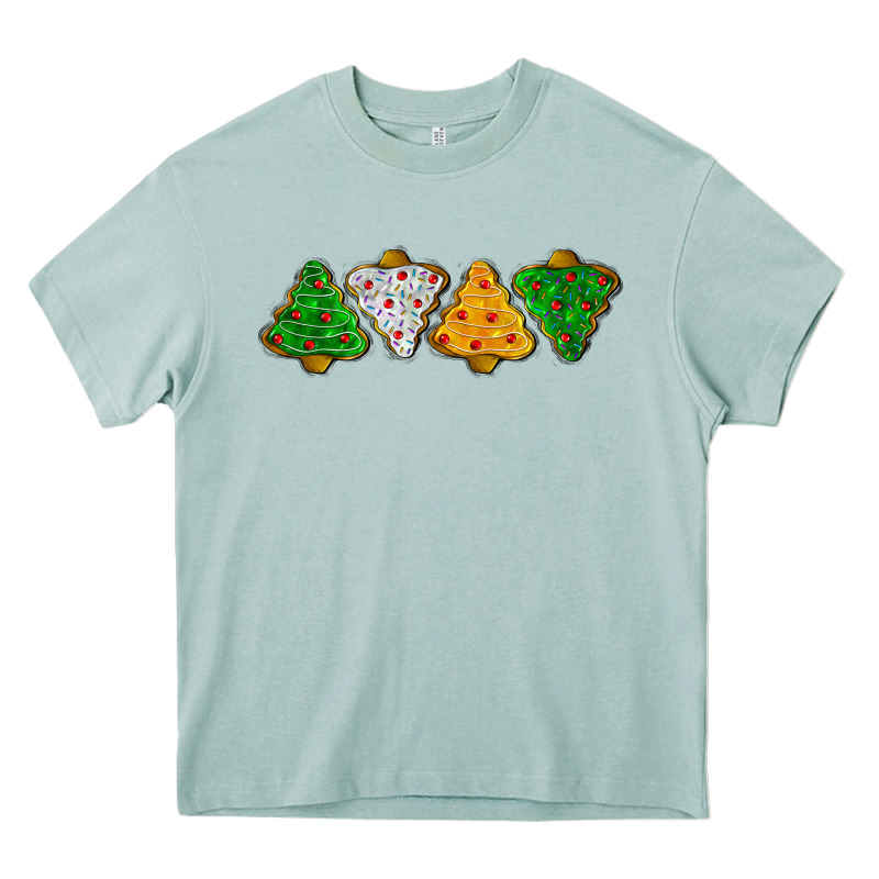 Christmas Tree Cookies Heavy Core Tee by LillyAllenDesigns | Teevron