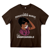 Chocolate Brown Registered Nurse Gift Phenomenal Black Nurse Nursing Student Heavy Core Tee - minhPixels