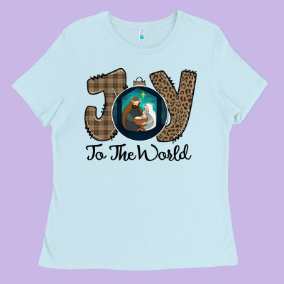 Joy To The World Ladies Tee Designed By Bettercallsaul