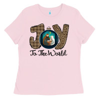 Bubblegum Pink Joy to the World Ladies Tee - Bettercallsaul