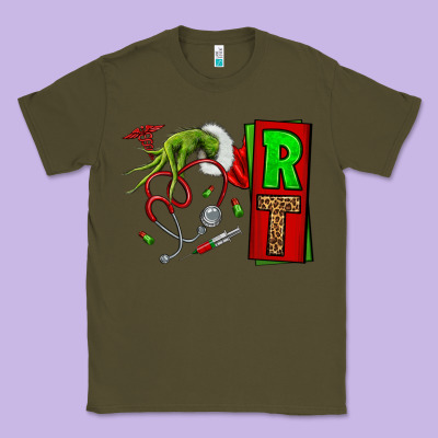 Christmas Character Nurse Classic Tee Designed By Nancycooperartshop