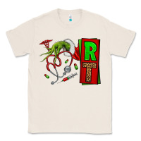Natural Christmas Character Nurse Classic Tee - NancyCooperArtShop